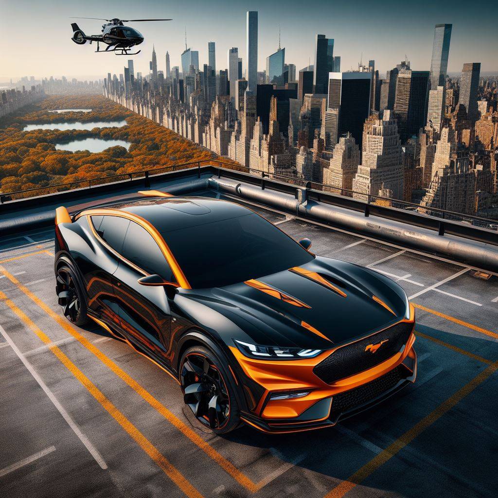 Ford Mustang Mach-E What does AI think the next Mach-e will look like? 1697187142174