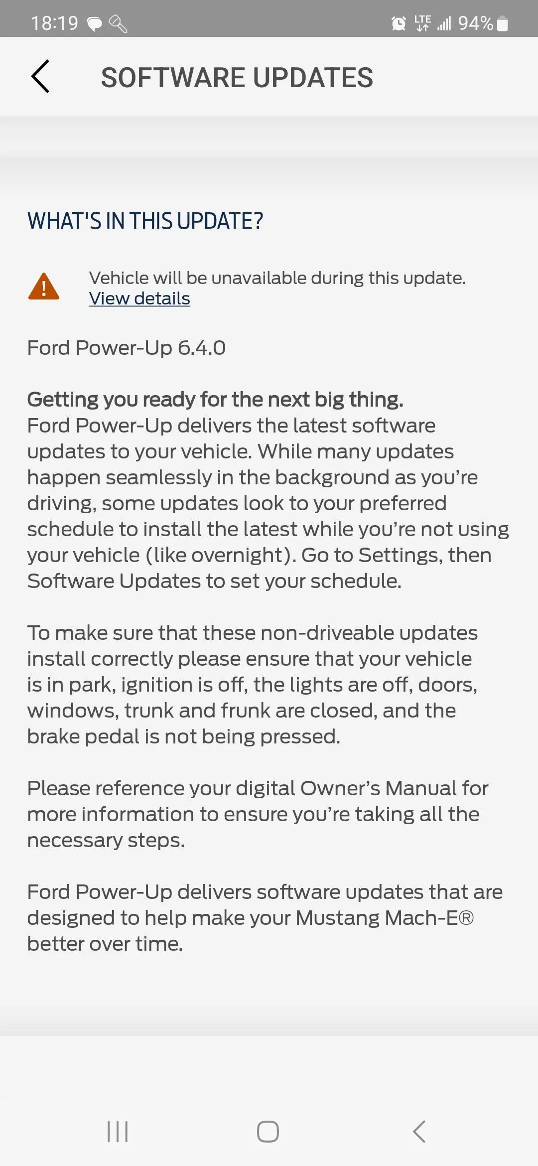 Ford Mustang Mach-E PowerUp 6.3.0 Released Screenshot_20231016_181957_FordPass