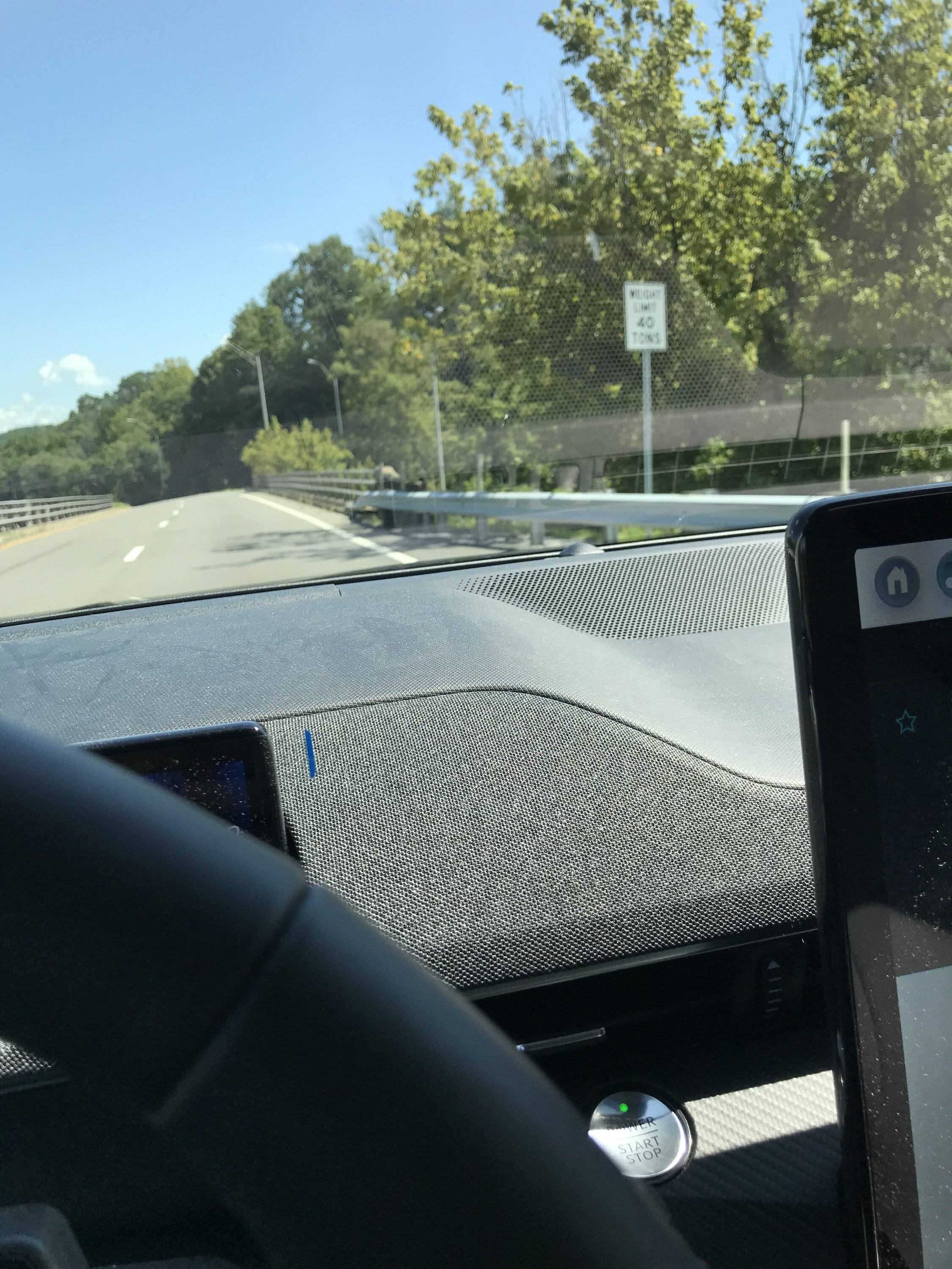 Ford Mustang Mach-E Weight Limit Sign seen as Speed Limit IMG_2075