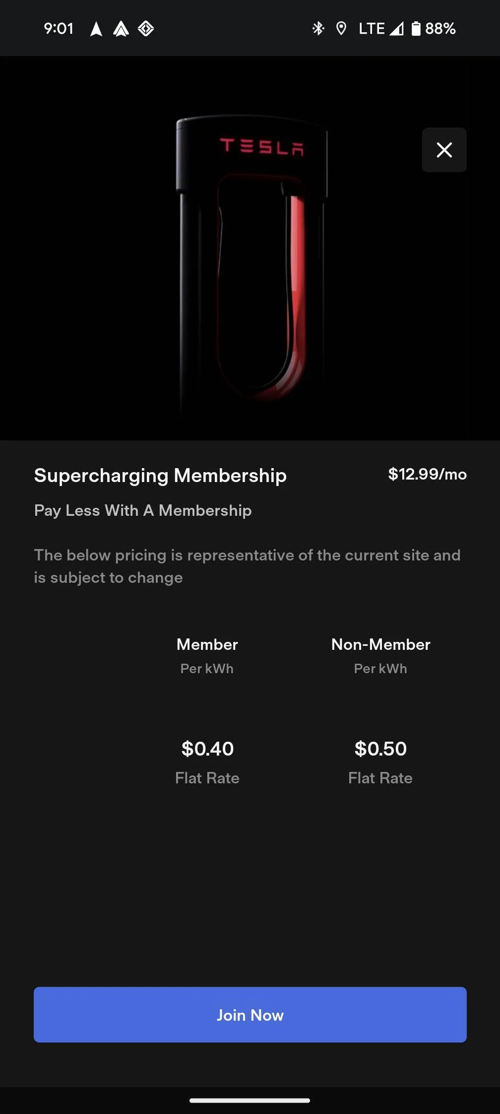 Ford Mustang Mach-E How Much Does Charging at a SuperCharger Cost? Screenshot_20231018-090159
