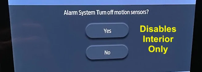Ford Mustang Mach-E alarm set off on ferry Prompt on Exit