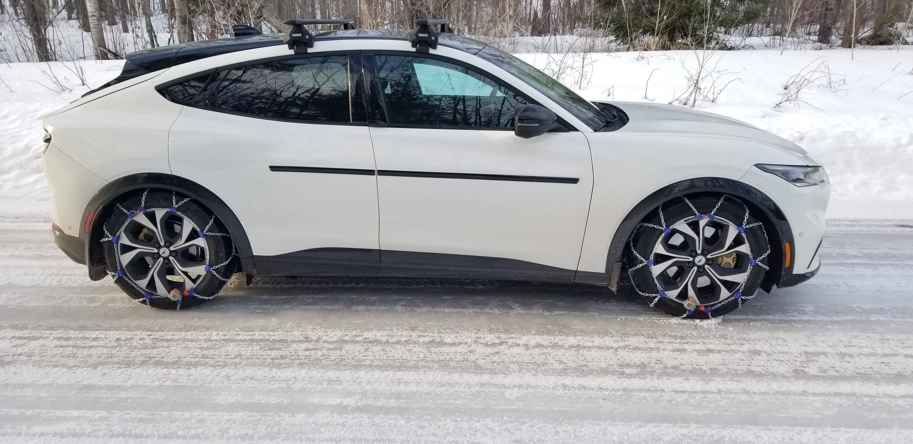 Ford Mustang Mach-E Studded tire recommendations ? 20230219_155818