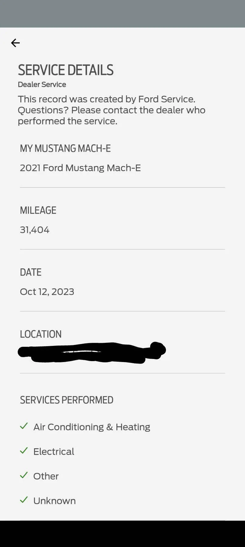 Ford Mustang Mach-E Post here if you have an active FDRS account and are willing to look up info for others Screenshot_20231020-123644~2