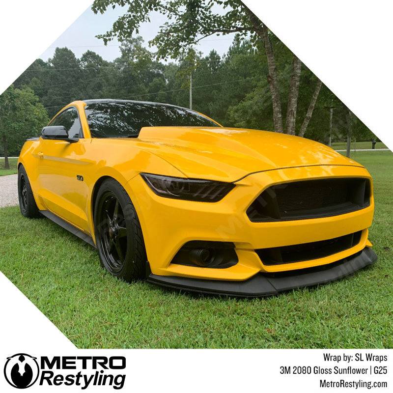 Ford Mustang Mach-E Cyber Orange vinyl wrap 3M-2080-G25-8