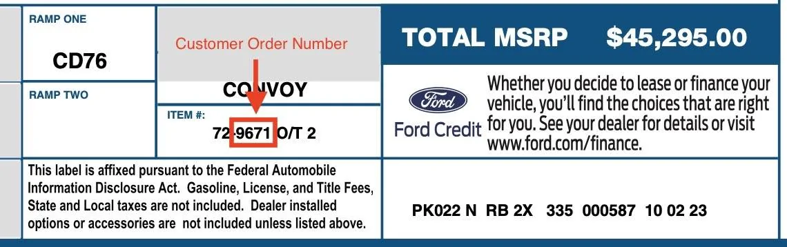 Ford Mustang Mach-E New purchase car "in transit to dealership" Screenshot 2023-10-21 at 5.37.15 PM