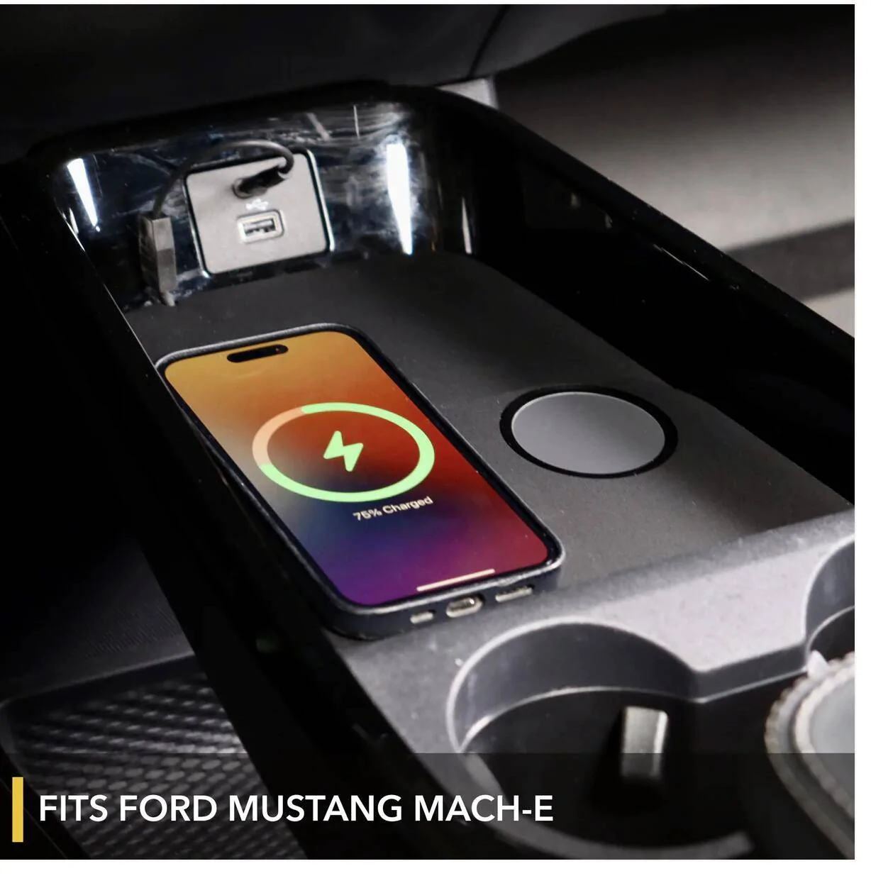 Ford Mustang Mach-E TWRAPS MagSafe Compatible Dual Wireless Charger $45 free shipping Screenshot 2023-10-27 at 1.51.25 PM