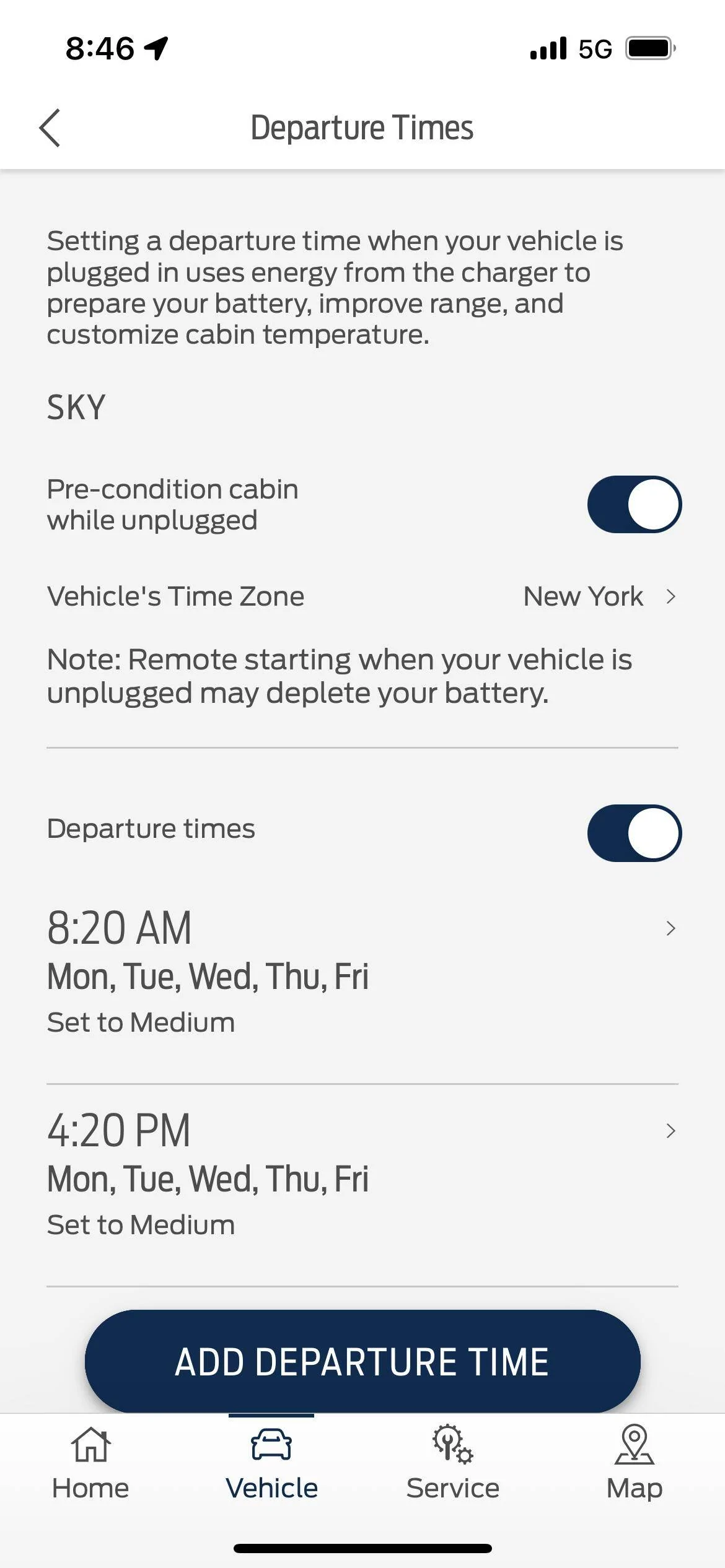 Ford Mustang Mach-E Preconditioning not turning on 1698843265623