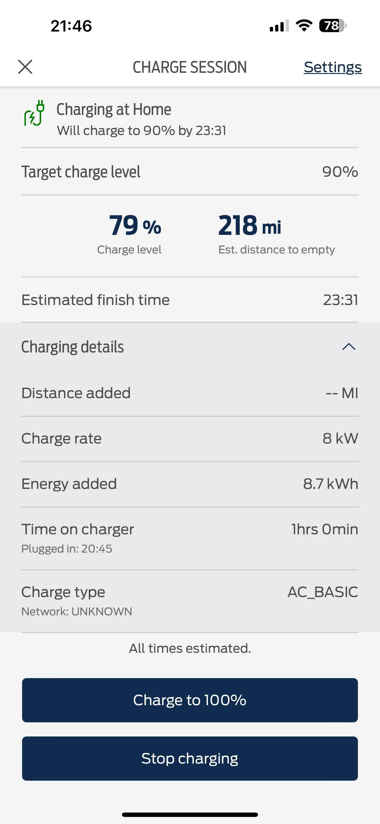 Ford Mustang Mach-E Interesting charging graph tonight on my L2 IMG_0640