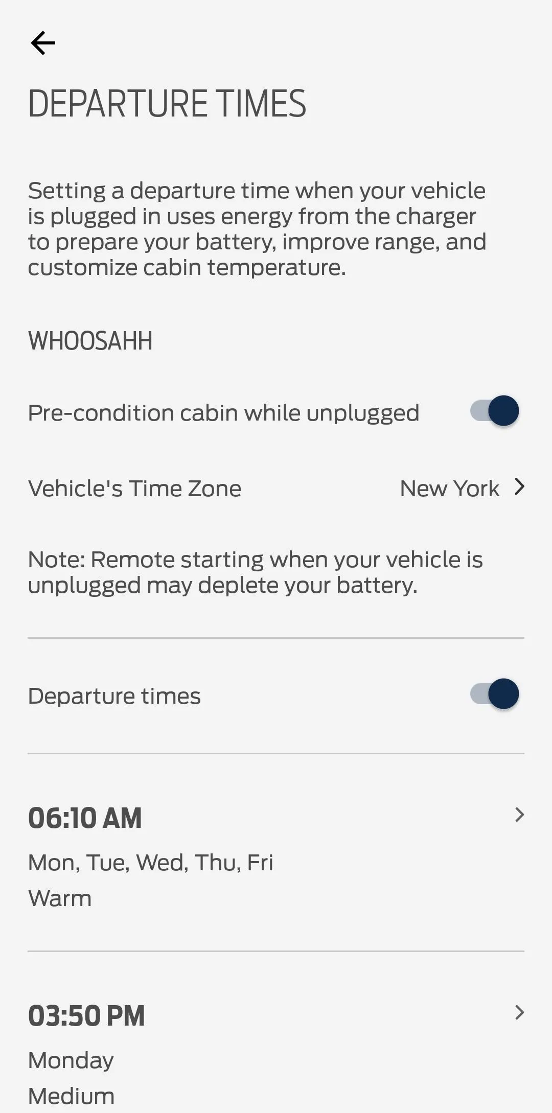 Ford Mustang Mach-E Preconditioning didn't work Screenshot_20231103_124520_FordPass