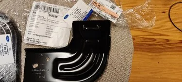 Ford Mustang Mach-E UK Mach-E vs US and European models Mach E trunk front cargo ring and bracket - part for the left (driver's) sid