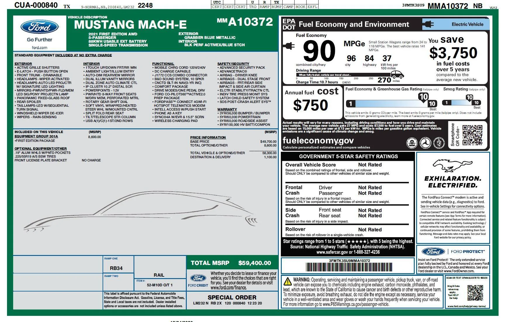 Ford Mustang Mach-E Mach Drop Build Updates 1608827657236