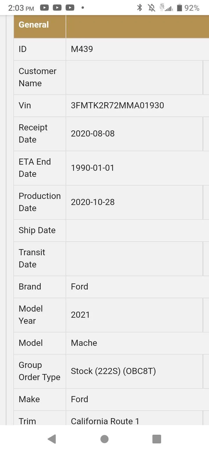 Ford Mustang Mach-E How to track any Ford dealer's Mach-E inventory Screenshot_20201227-140335