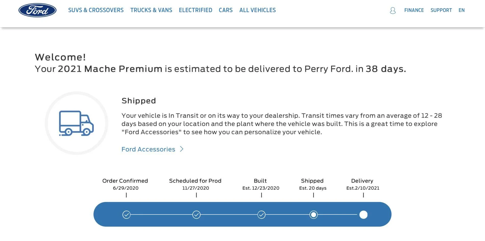 Ford Mustang Mach-E Shipped Mach-Es Arrive at Kansas City Terminal With Deliveries Imminent 1609657801102