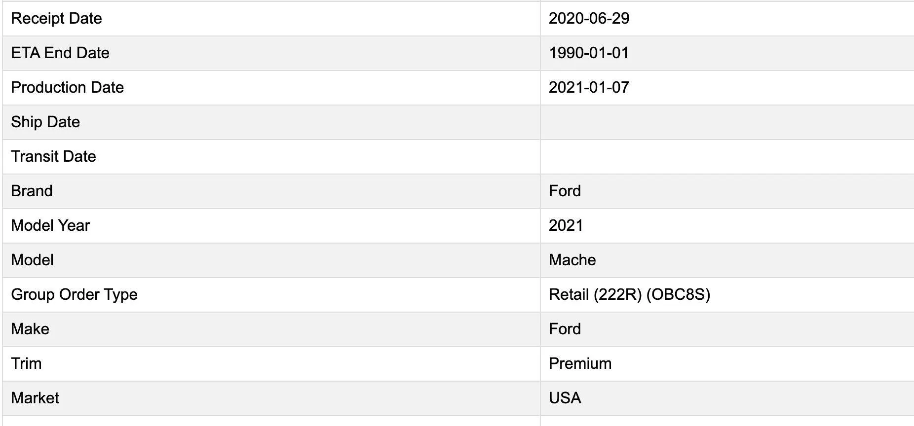 Ford Mustang Mach-E For those who have had the MME produced or have been given an actual production date Screen Shot 2021-01-07 at 7.04.46 PM