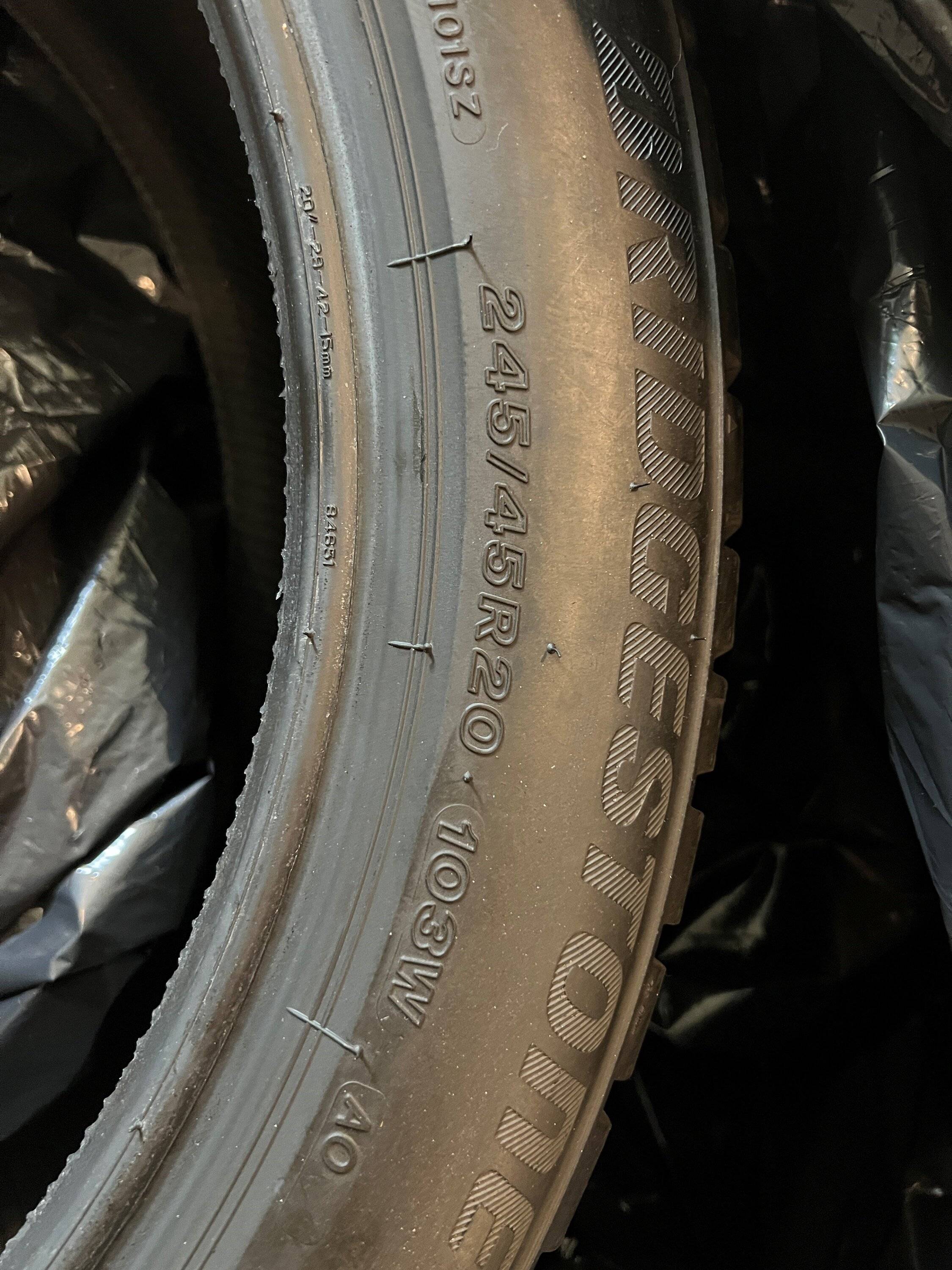 Ford Mustang Mach-E SOLD—- Bridgestone Blizzak LM001 winter tires SW michigan IMG_6240