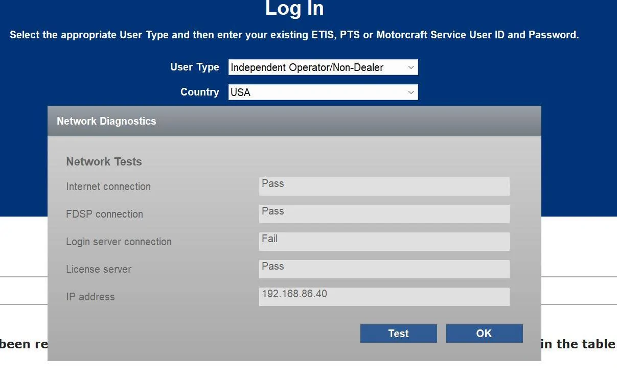 Ford Mustang Mach-E FDRS Login Server Down? Screenshot 2023-11-09 143206