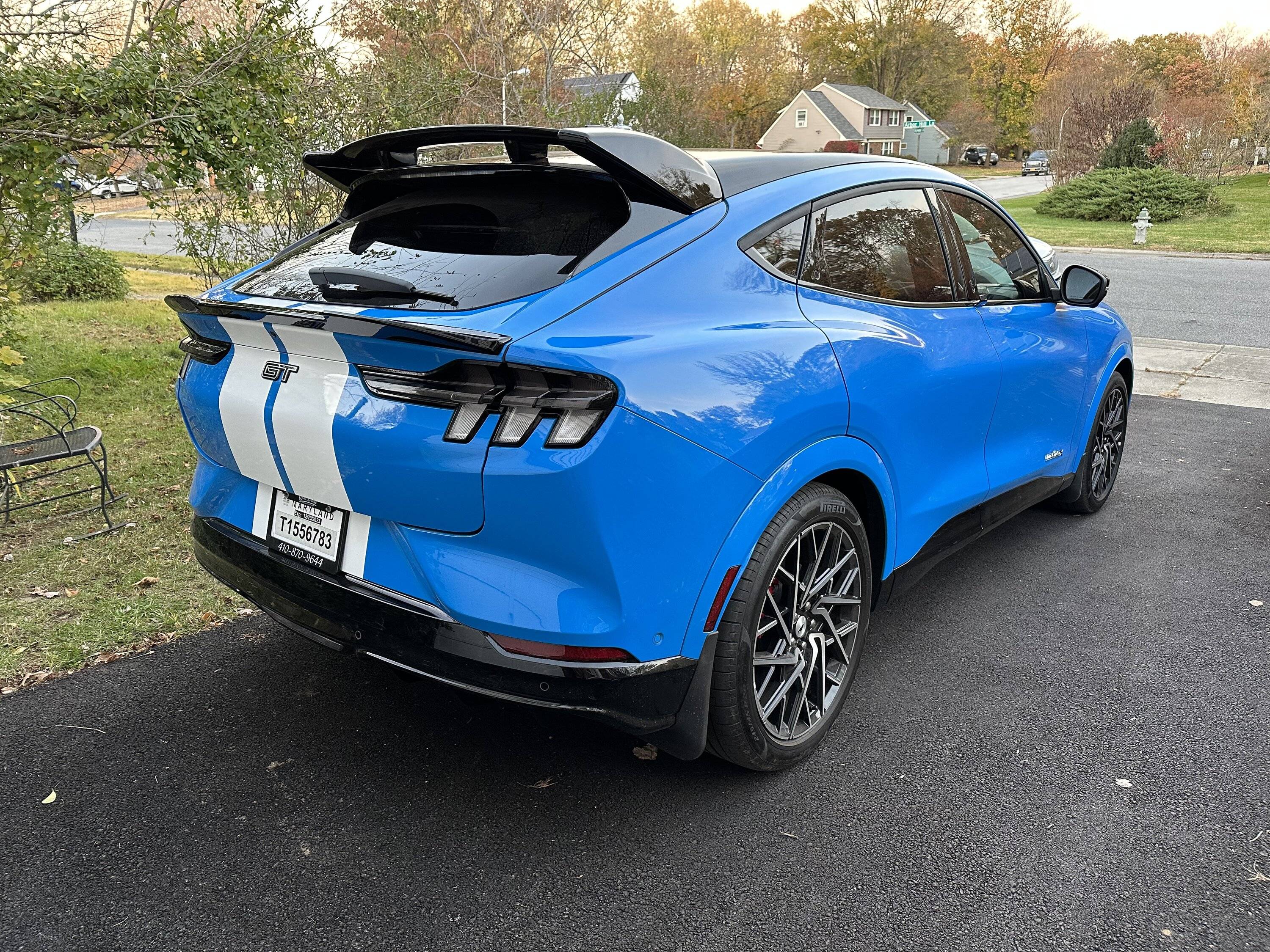 Ford Mustang Mach-E First ever post - my Grabber Blue Mach-E IMG_6478