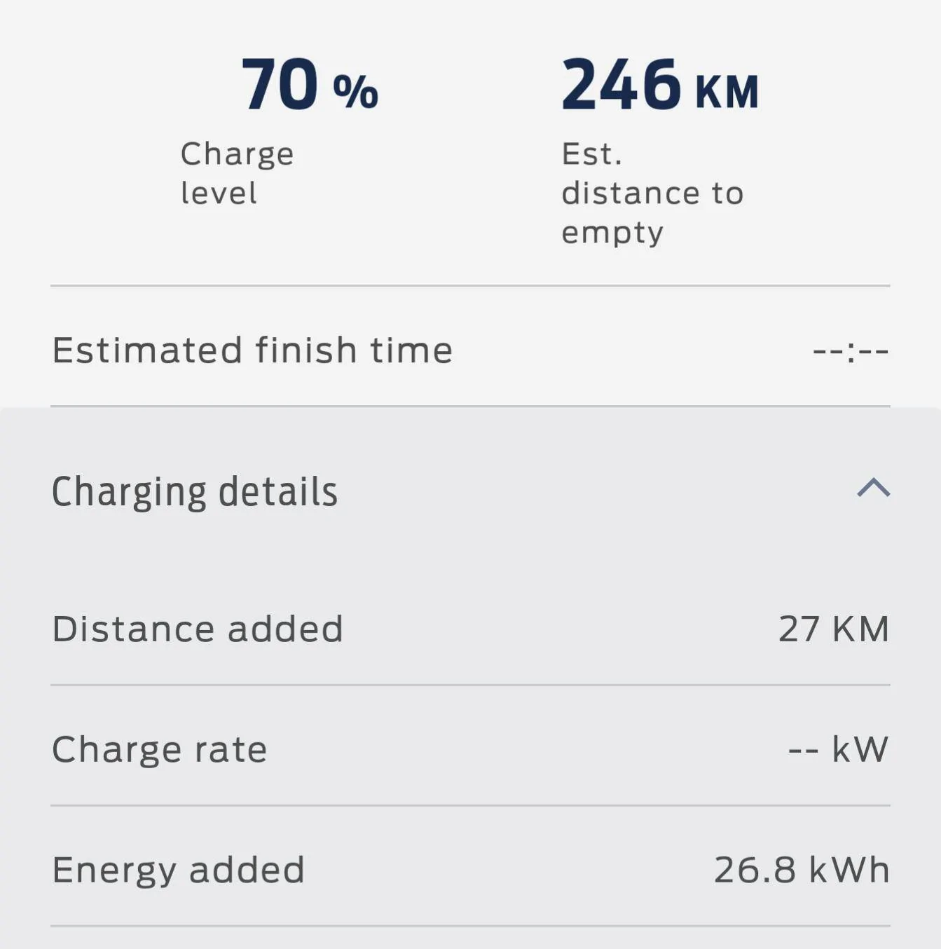Ford Mustang Mach-E Charging efficiency (home charging) Screenshot_20231111-140121