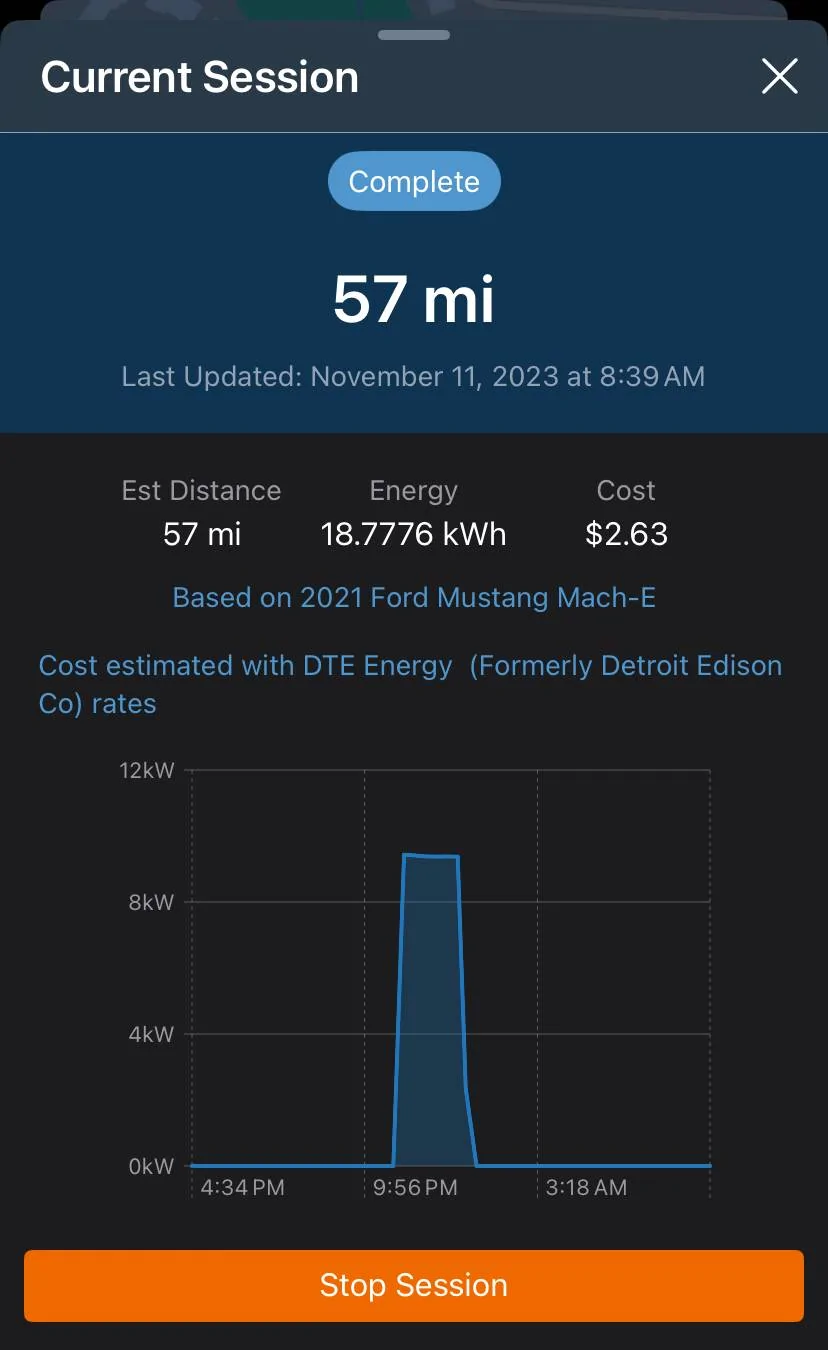 Ford Mustang Mach-E Charging efficiency (home charging) IMG_4480
