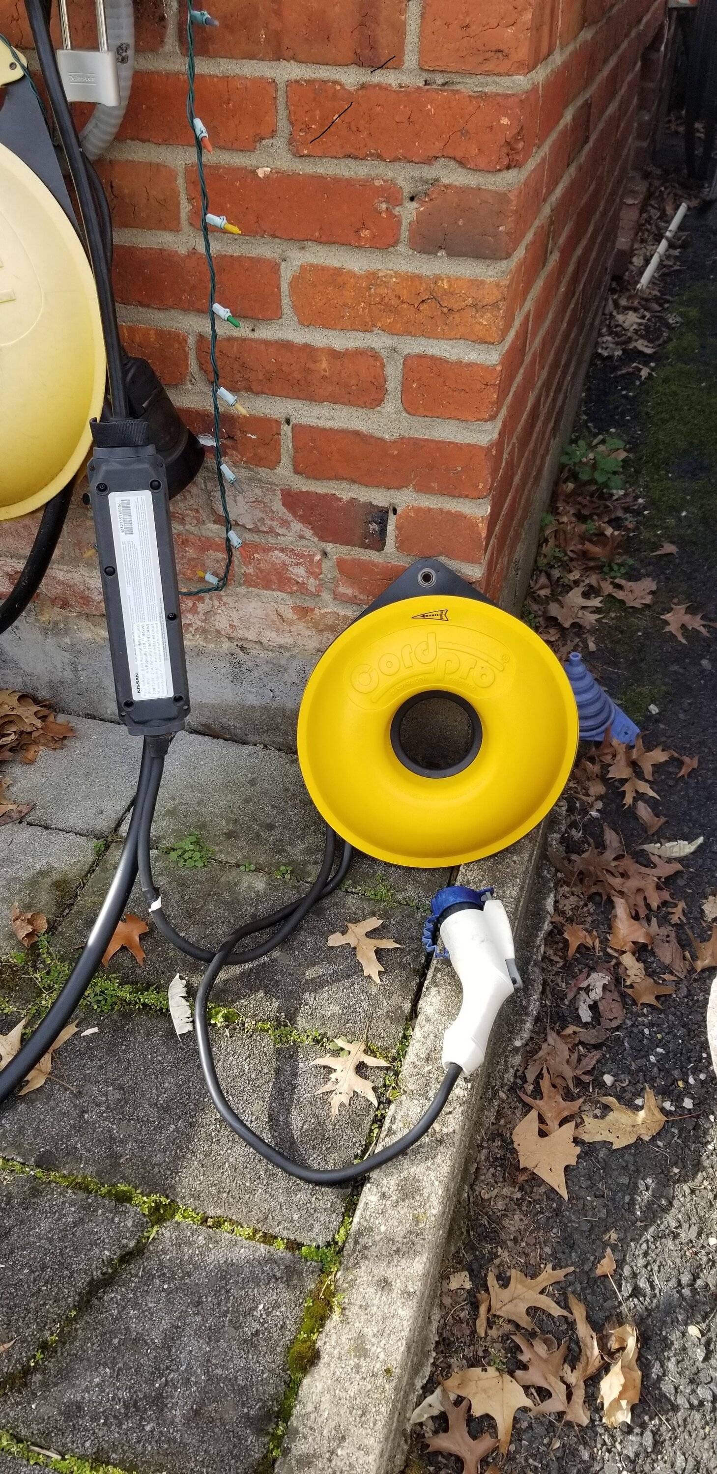 Ford Mustang Mach-E Do you carry a charger in your Mach-E? EVSE - secondary 20-amp EVSE coiled on CordPro