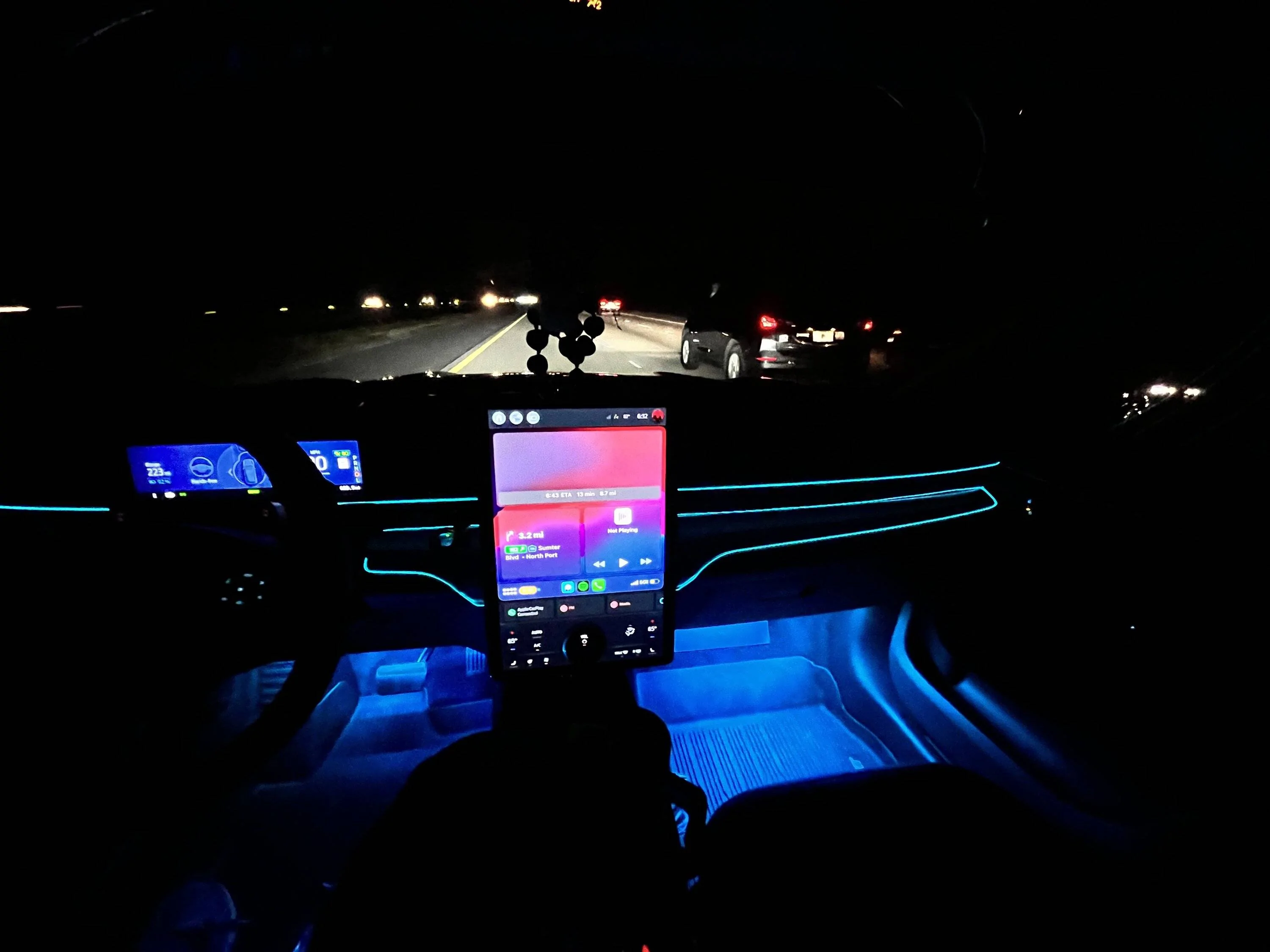 Ford Mustang Mach-E Adding Interior Accent Lighting IMG_4015
