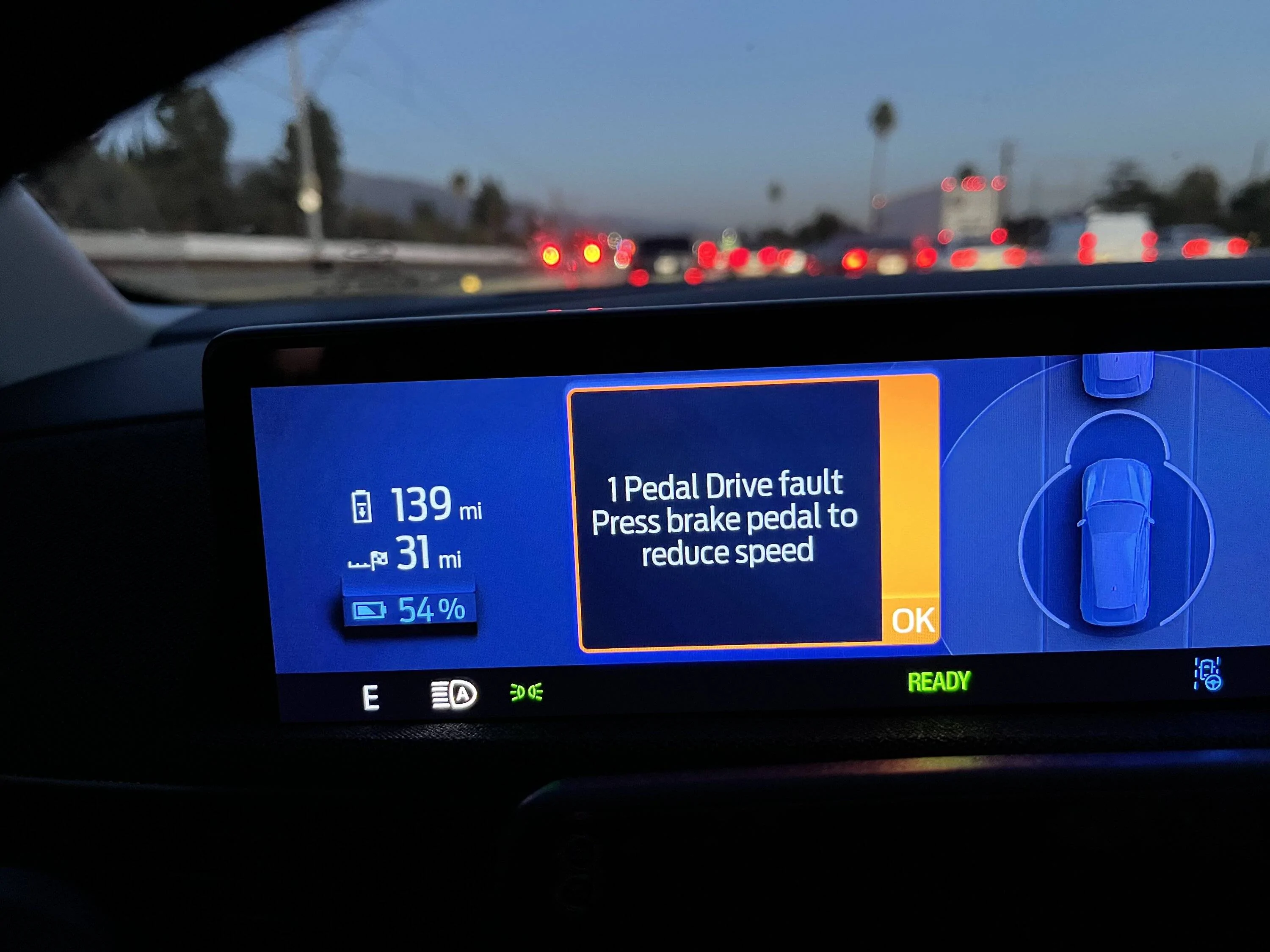 Ford Mustang Mach-E 1 pedal drive error when BC is on IMG_8976