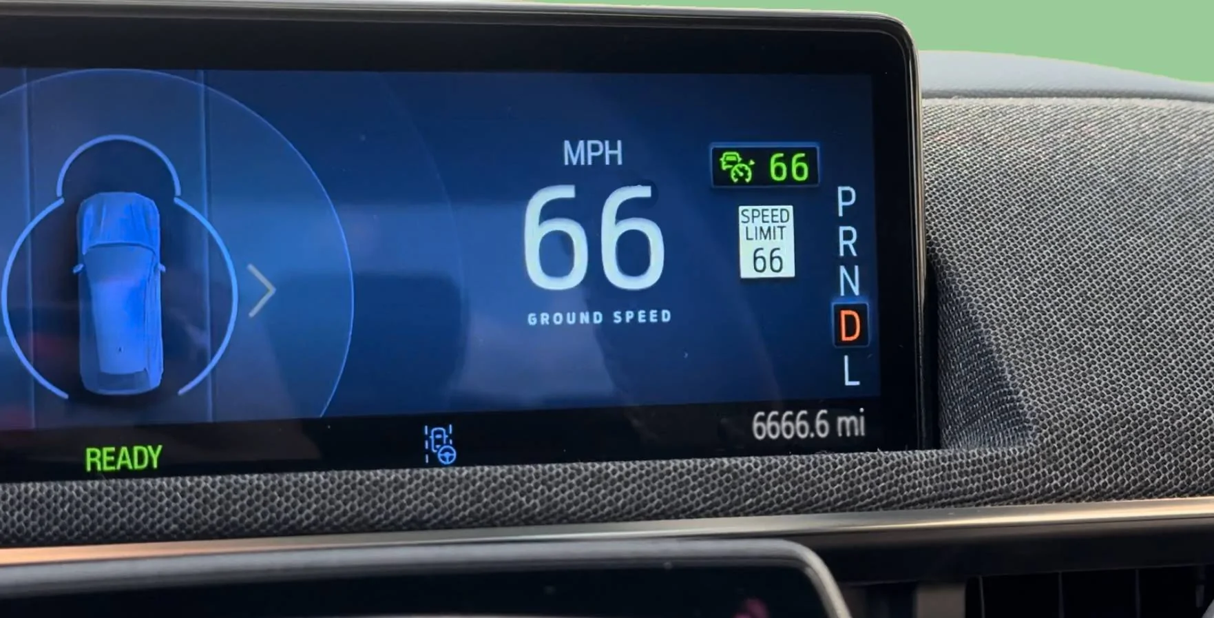 Ford Mustang Mach-E 5555.5 mmw dash