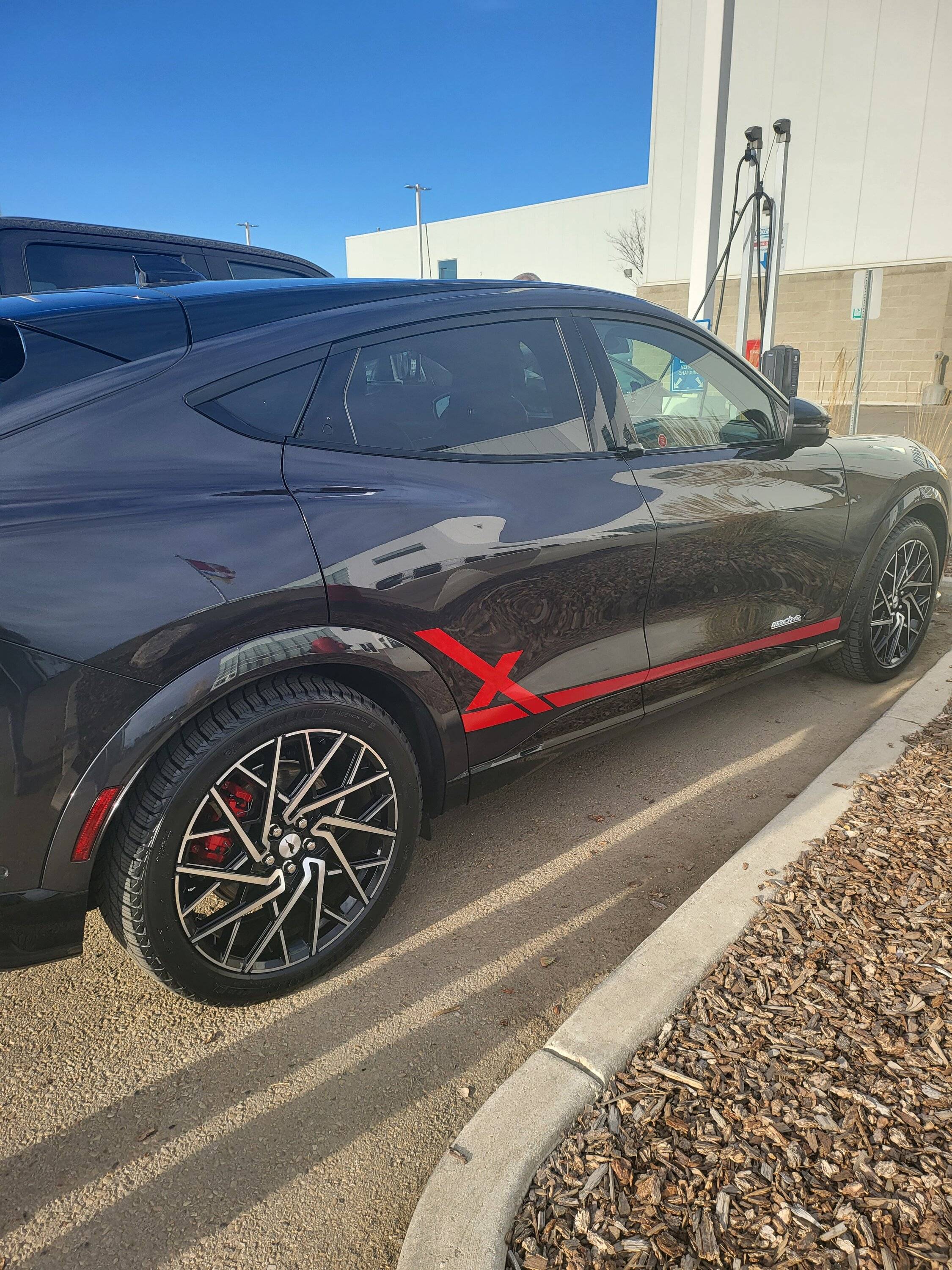 Ford Mustang Mach-E Just picked up my new 2022 Mach E GT with some personalized touches. I love it!! 20231123_122339