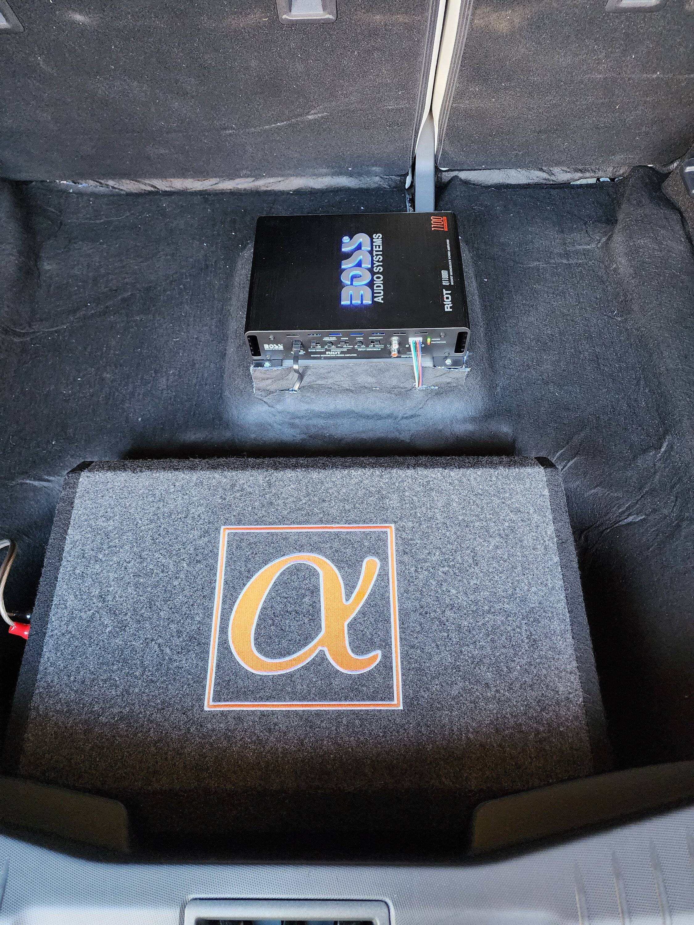 Ford Mustang Mach-E Adding a real subwoofer w/amp to your Mach-E 20231123_140949