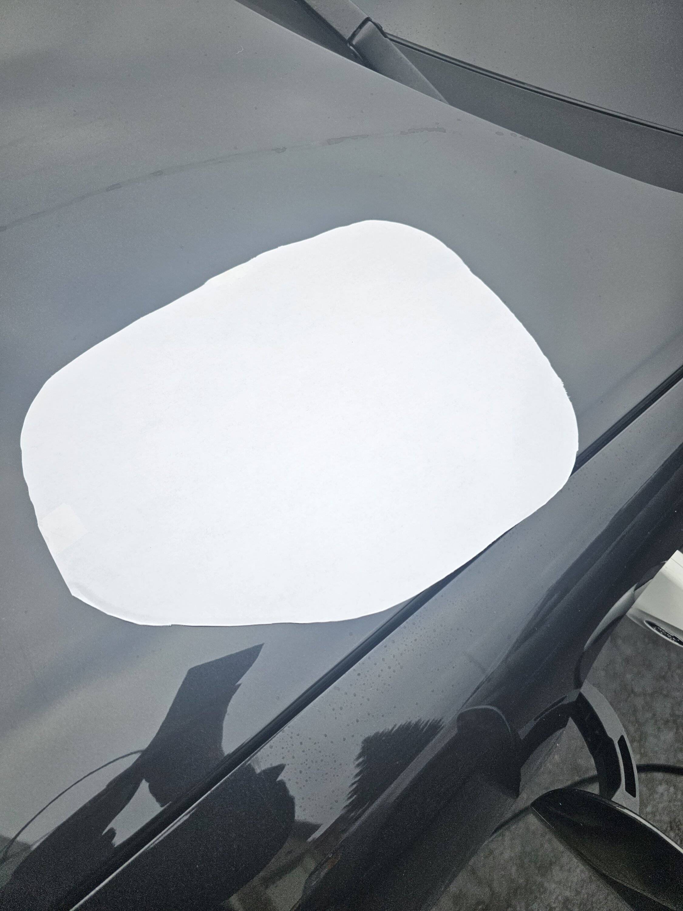 Ford Mustang Mach-E Charge port cover for winter (magnets won't hold) 20231125_092604