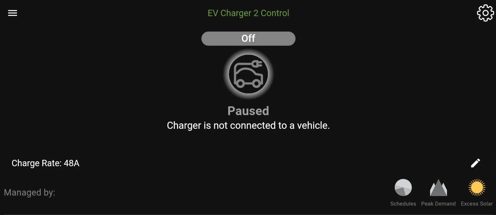 Ford Mustang Mach-E Emporia and energy management. EV charge options