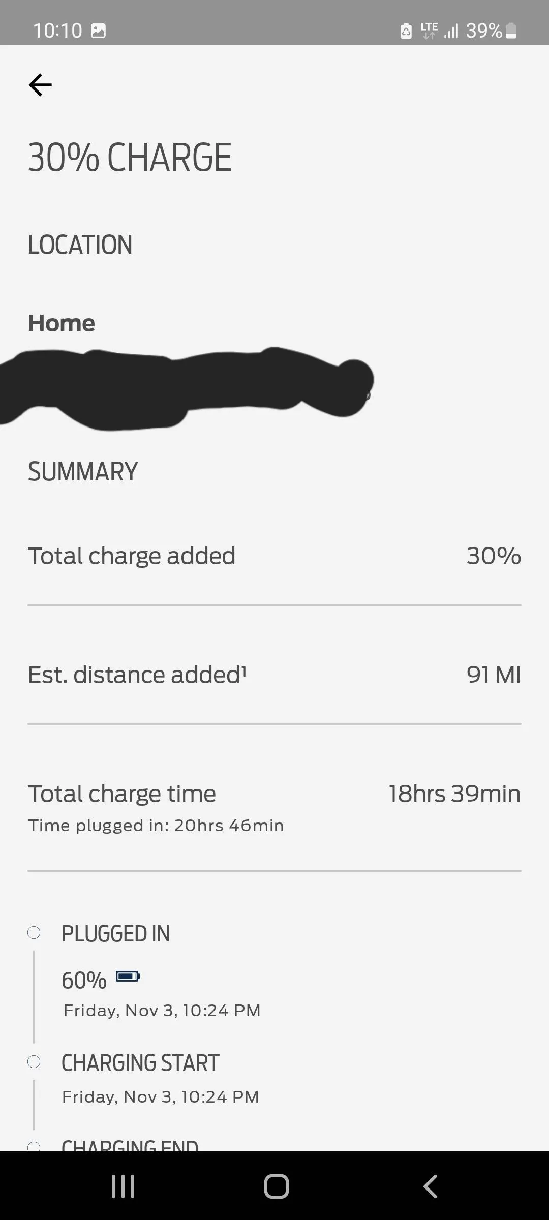 Ford Mustang Mach-E Update messed up my Level 1 charging? Screenshot_20231124-221047_FordPass