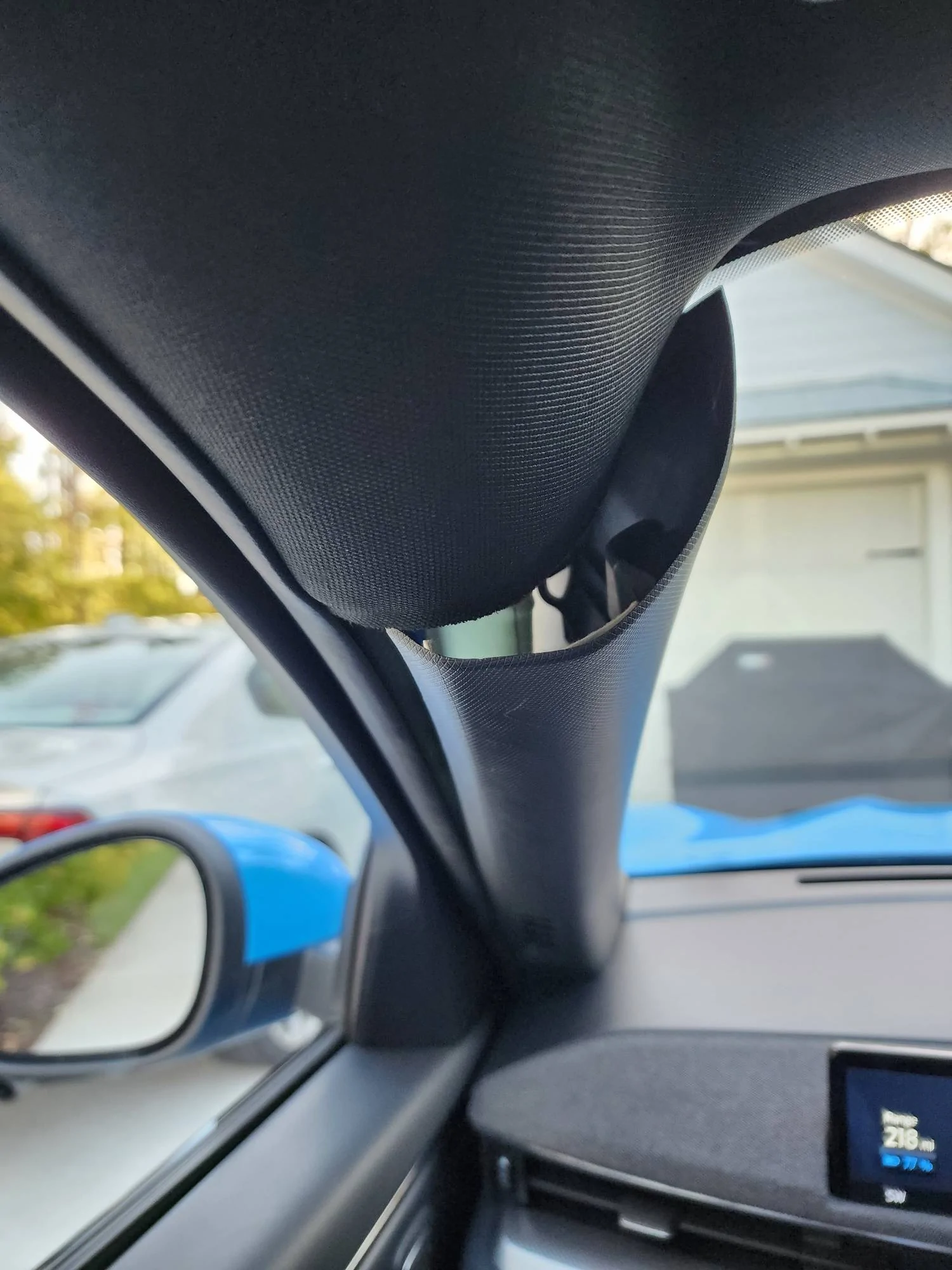 Ford Mustang Mach-E speaker blown out Broken clip on pillar
