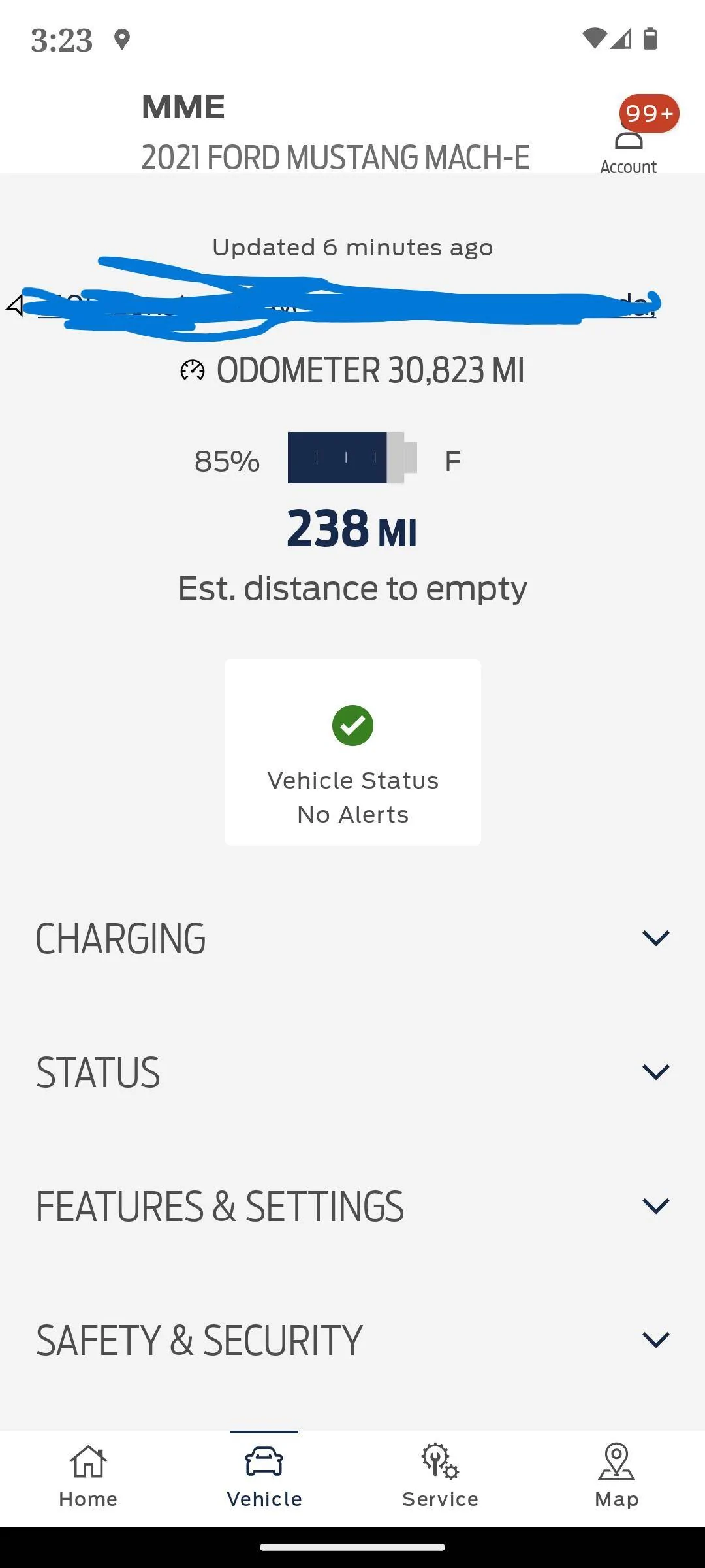 Ford Mustang Mach-E Departure Time missing from App? Screenshot_20231128-152317