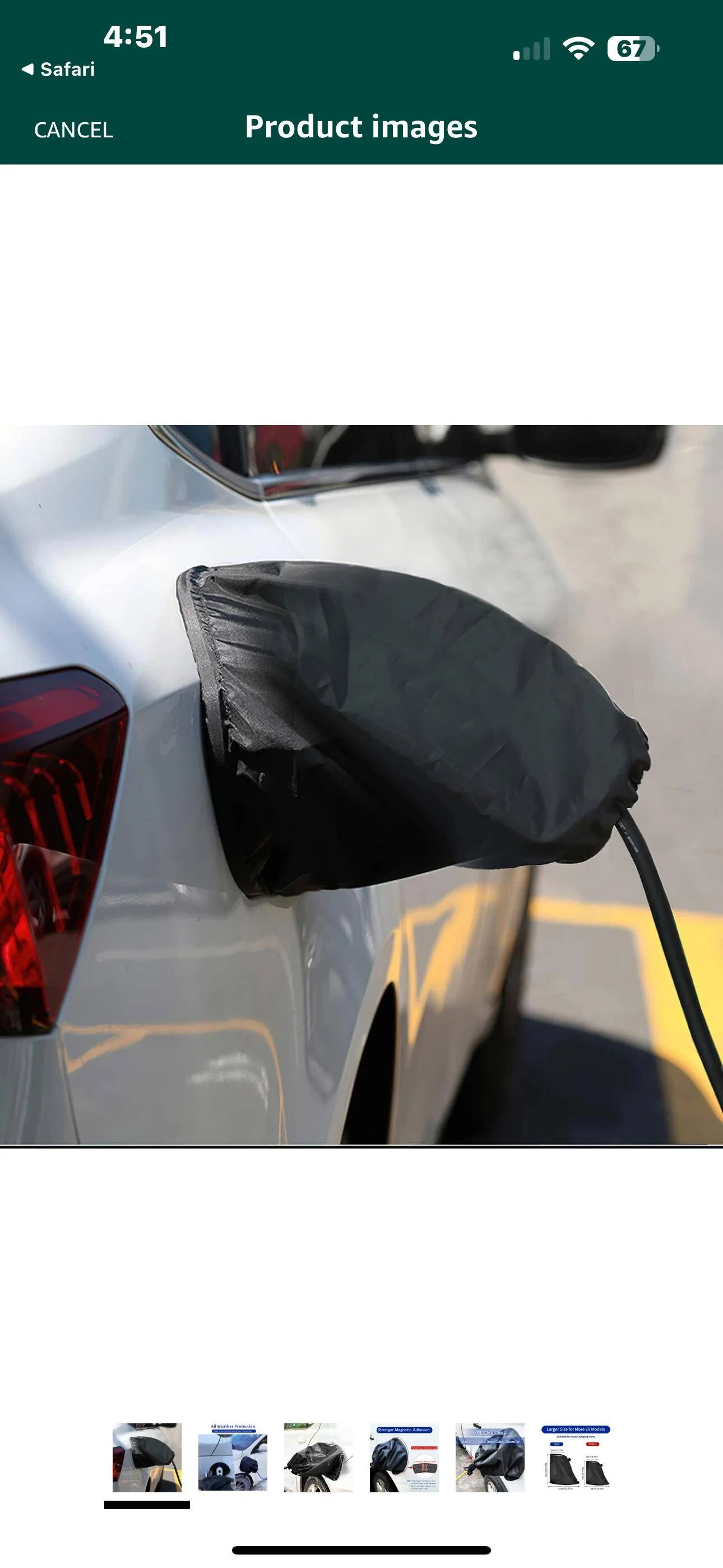 Ford Mustang Mach-E Waterproof charging port cover worth it? IMG_0081