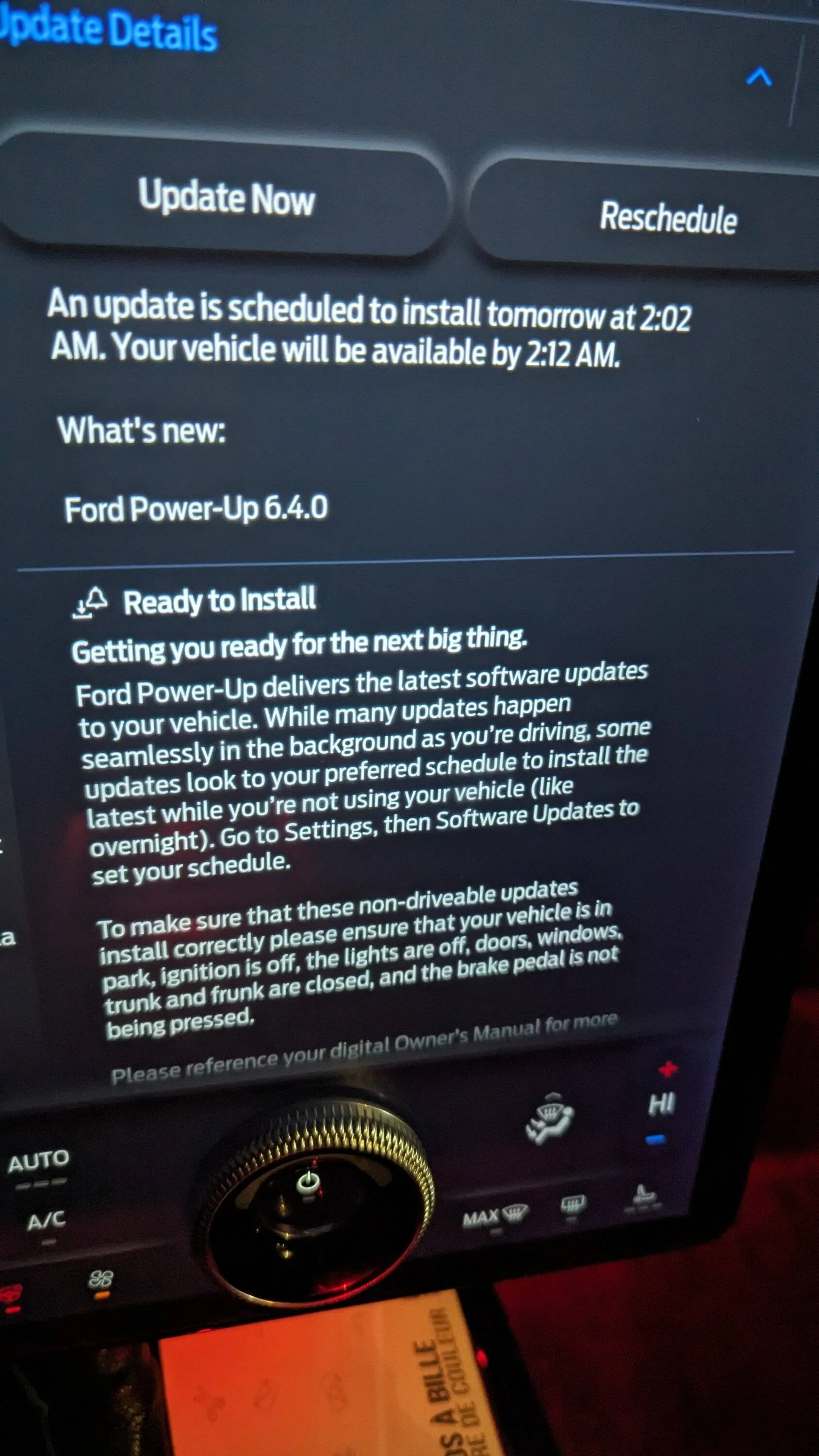 Ford Mustang Mach-E Power-Up 6.4.0 PXL_20231201_010221501