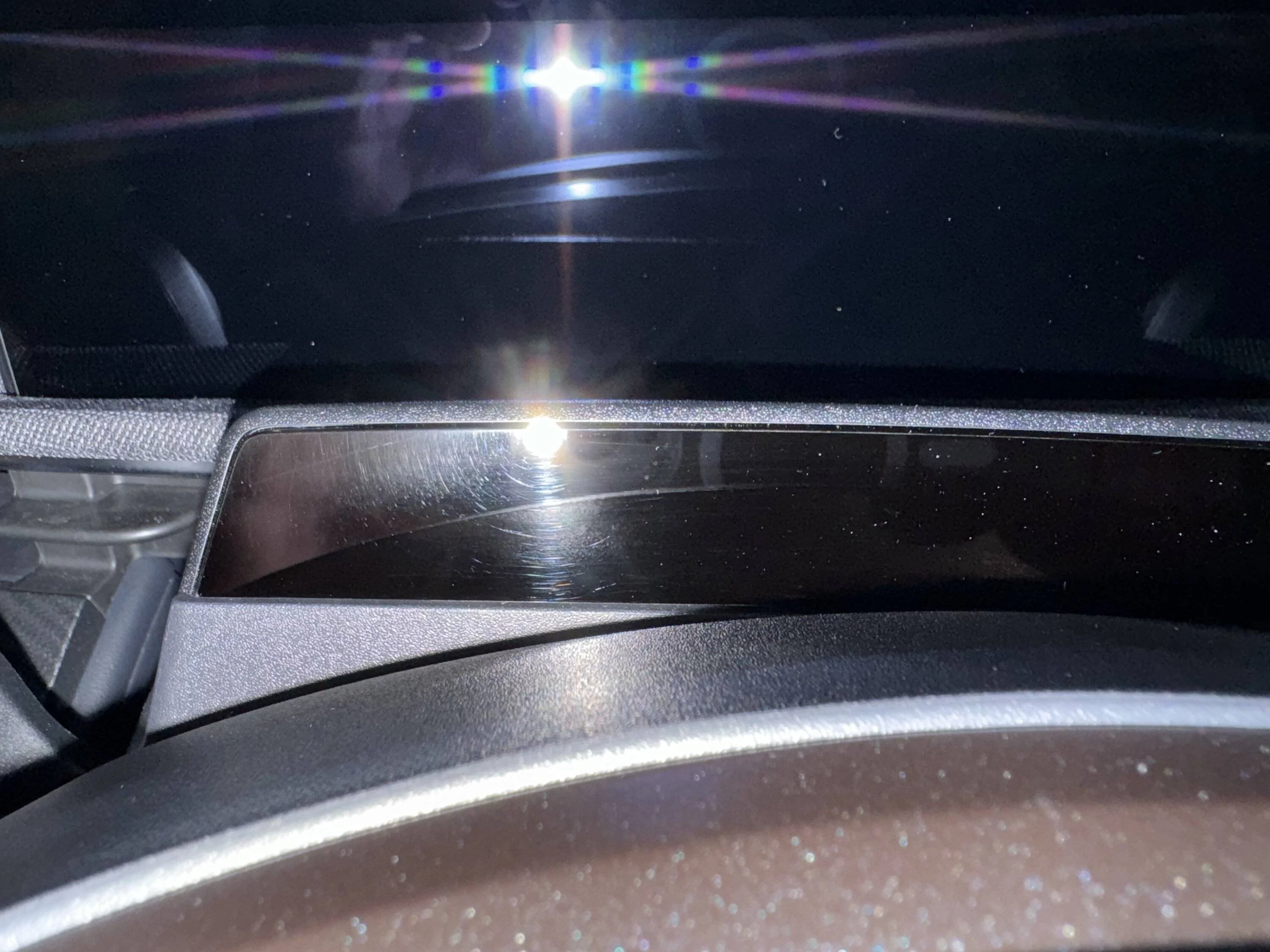 Ford Mustang Mach-E Scratch on the camera plastic, any way to fix? IMG_5411