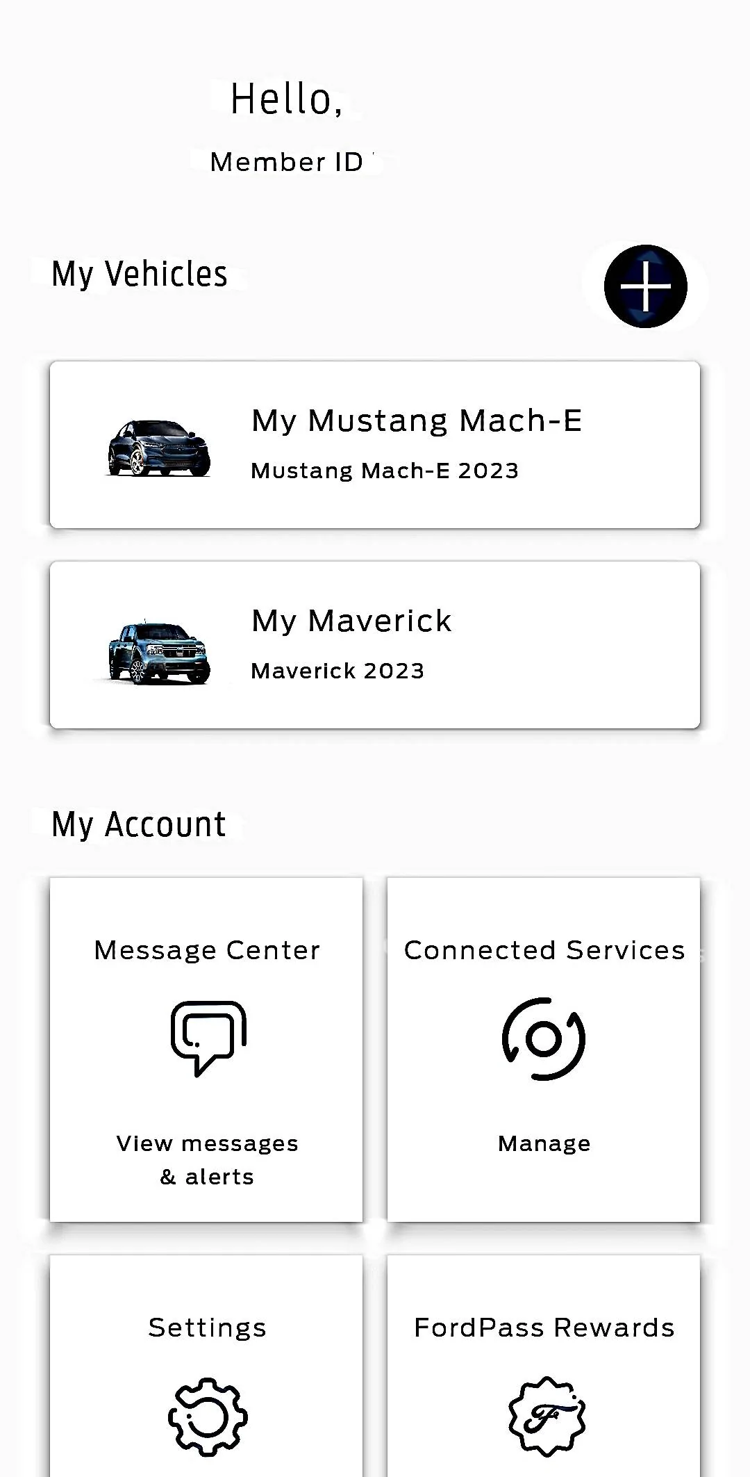 Ford Mustang Mach-E Come on Ford Pass FP MME and Mav