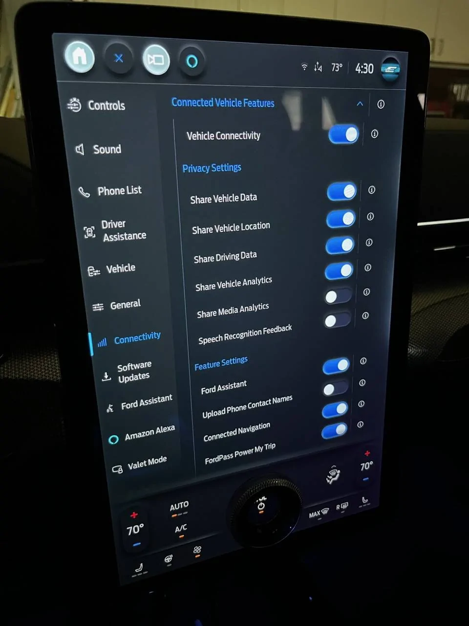 Ford Mustang Mach-E Connectivity missing- possible permanent fix IMG_9556