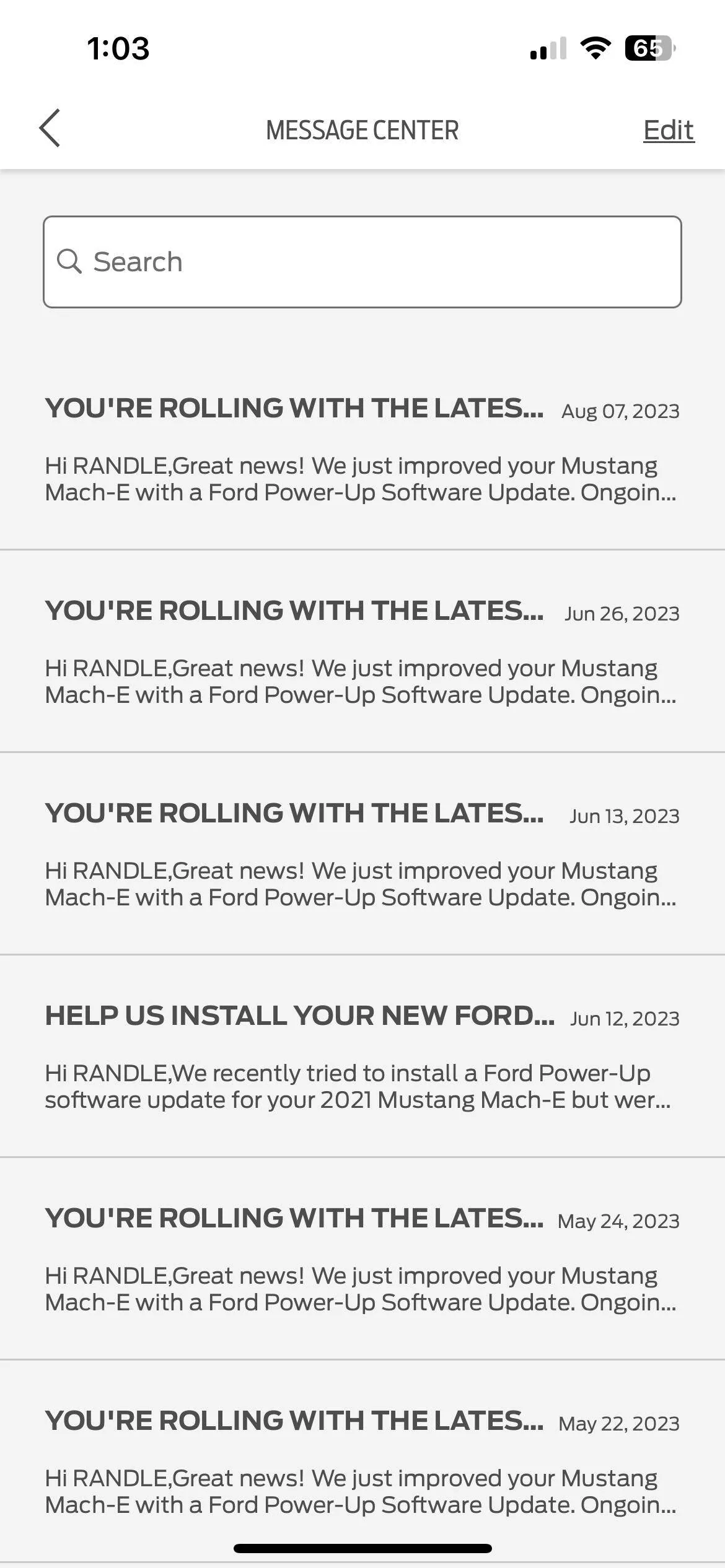 Ford Mustang Mach-E Connectivity missing- possible permanent fix IMG_9609