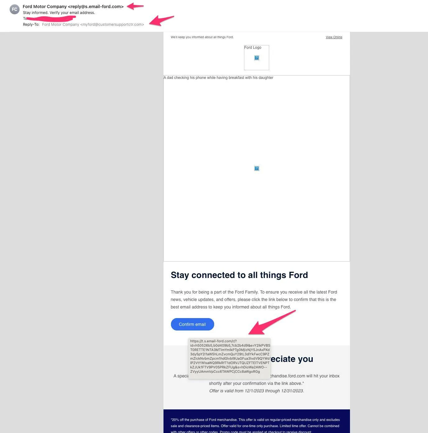 I received what I thought was a phishing email from someone who was ...