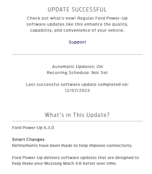 Ford Mustang Mach-E 2023 Premium wont charge after recent update 1702088079458