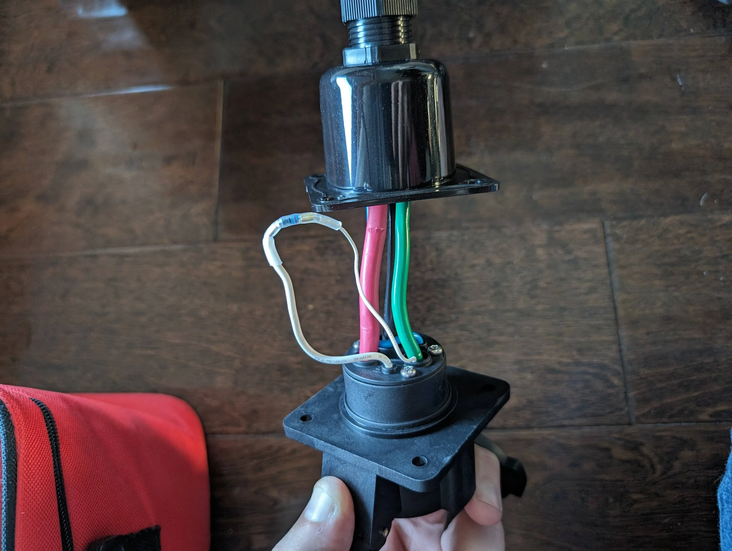 Ford Mustang Mach-E Replacing ChargePoint HomeFlex cord with a 40' PXL_20231209_161657615