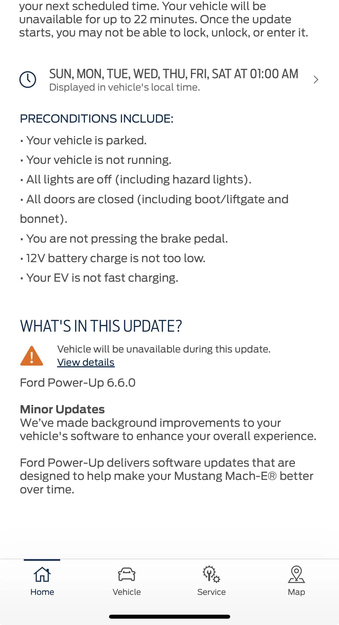 Ford Mustang Mach-E Powerup 6.6 update fail over 1week IMG_2418
