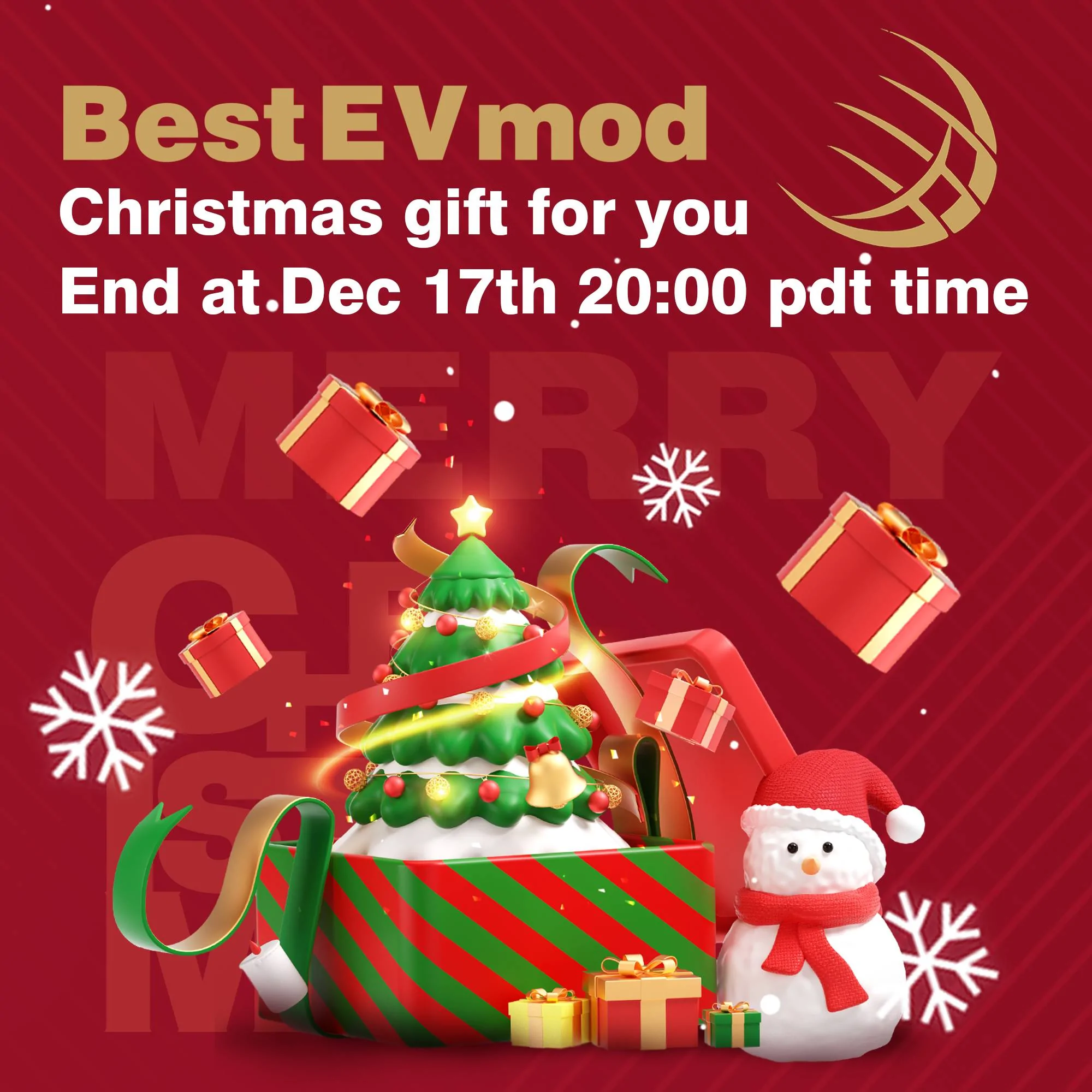 Ford Mustang Mach-E BestEvMod has a Christmas gift for you! Christmas giveaway raffle! BestEvMod