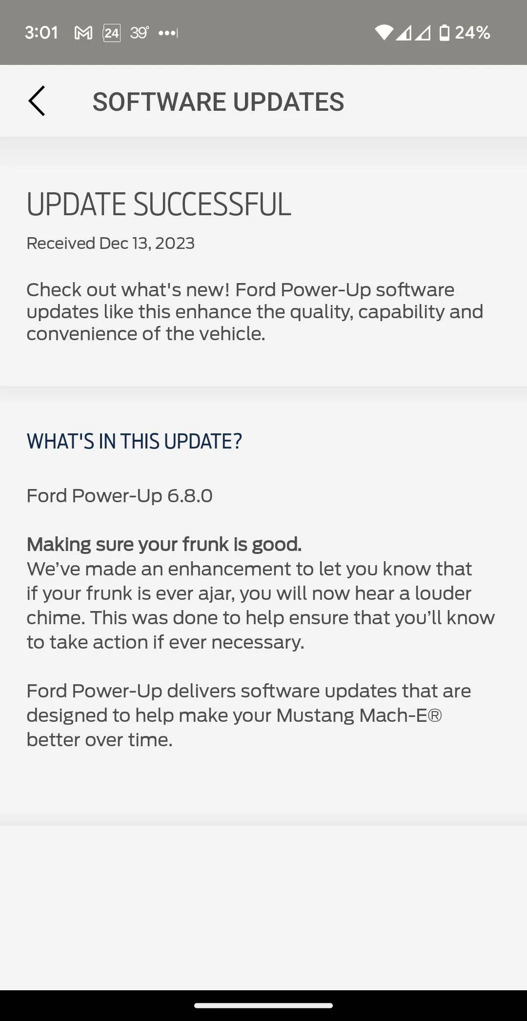 Ford Mustang Mach-E Boycotting 6.8 Screenshot_20231213-150123
