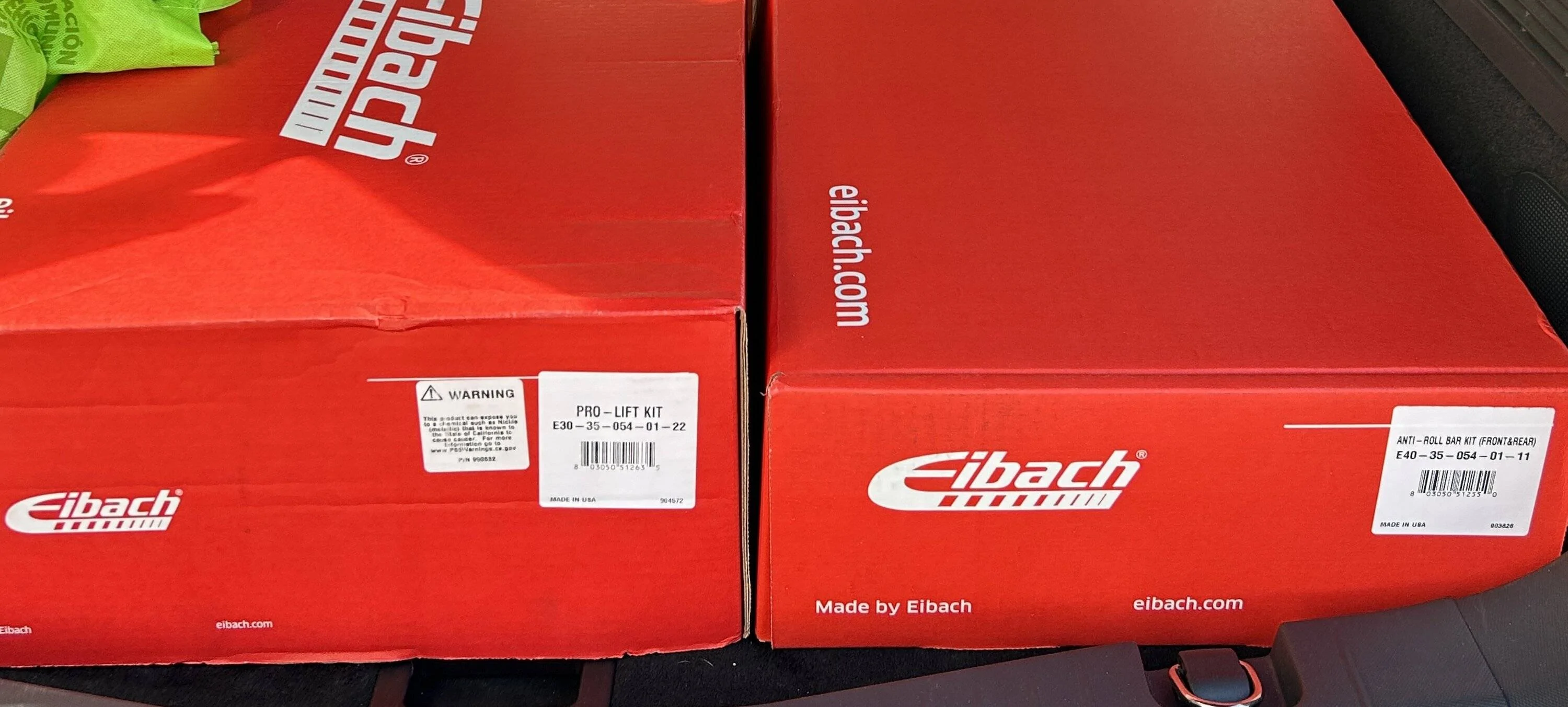 Ford Mustang Mach-E Eibach Front & Rear lift springs + anti roll sway bars IMG_1457