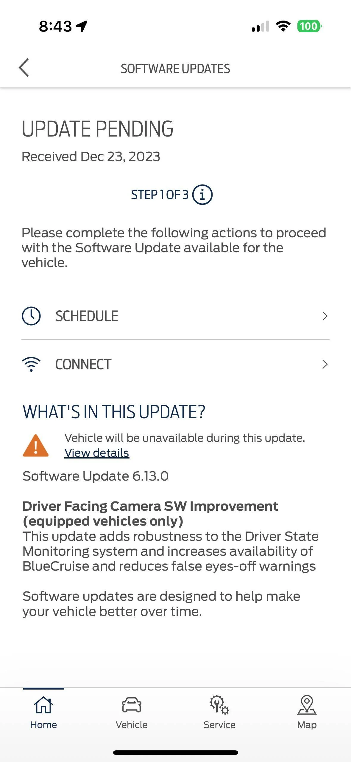 Ford Mustang Mach-E 6.13 update failed. Will it try again? IMG_2082
