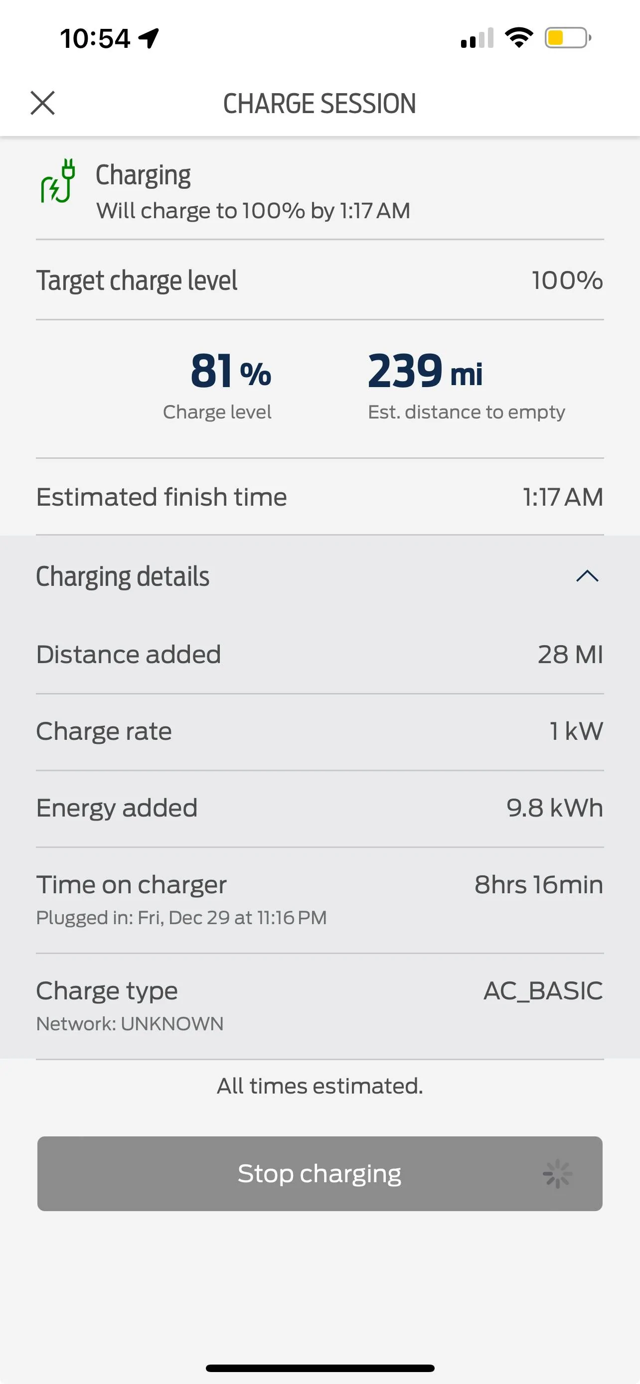 Ford Mustang Mach-E 1Kw charging rate from 110 outlet at home? IMG_B08F271E006A-1