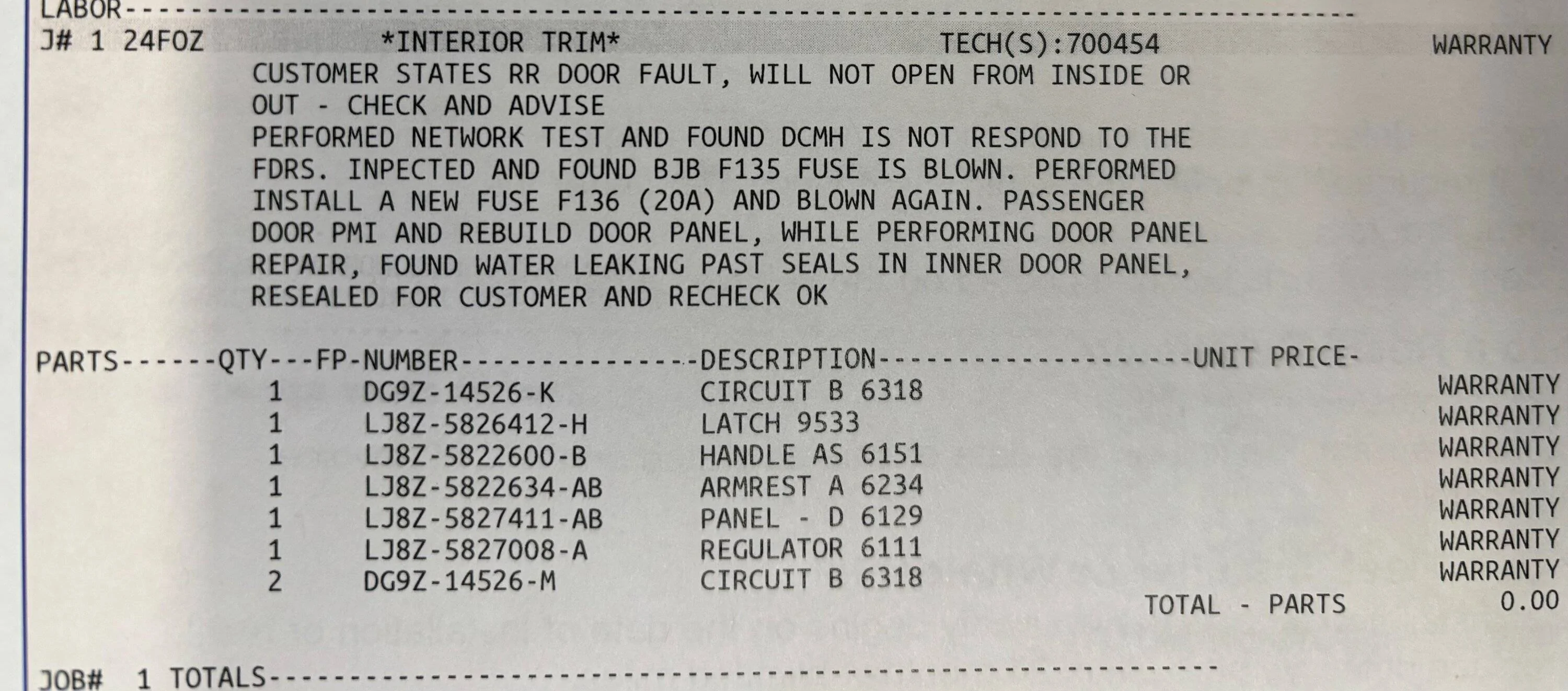 Ford Mustang Mach-E Rear Door Button Issue MME